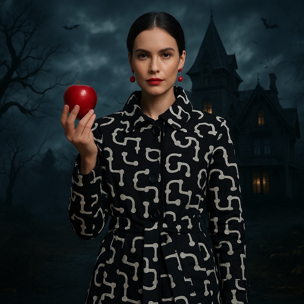 INC Skeleton Key Tie Front Jacket